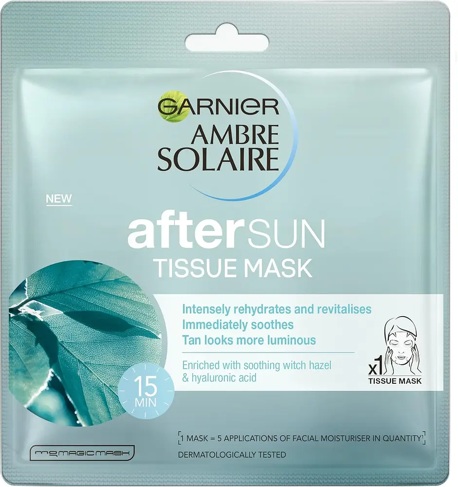 Garnier Ambre Solaire After Sun Cooling Tissue Mask