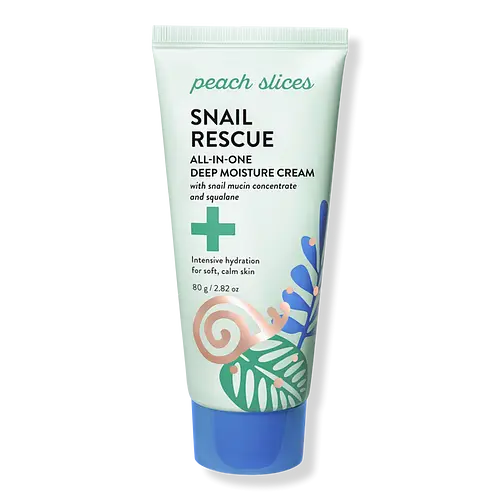 Peach Slices Snail Rescue All-In-One Deep Moisture Cream