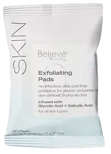 Believe Beauty Exfoliating Pads