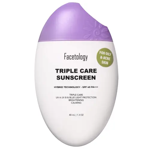 Facetology Triple Care Sunscreen SPF 40 PA+++