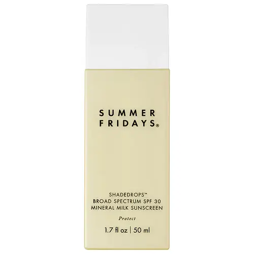 Summer Fridays ShadeDrops Broad Spectrum SPF 30 Mineral Milk Sunscreen