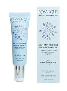 Rosalique 3 In 1 Anti-Redness Miracle Formula SPF 50