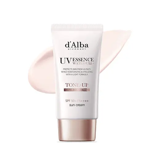 D'Alba UV Essence Waterfull Tone-Up Color Correcting Sun Cream SPF 50+