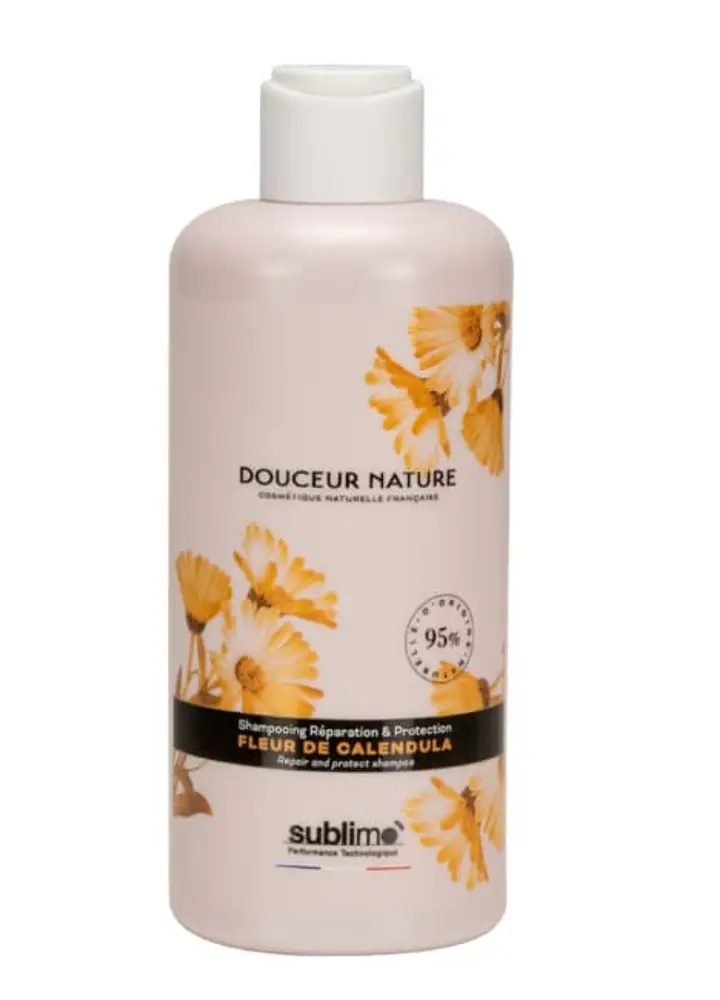 Shampoing Sublimo Douceur Nature 1000 Ml – à La Fleur De Bleuet, Hydratant Et Bio