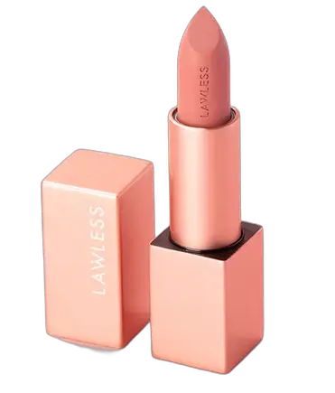 Lawless Forget The Filler Lip-Plumping Line-Smoothing Satin Cream Lipstick Tropic