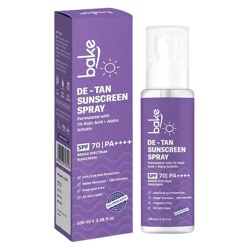Bake De-Tan Sunscreen Spray SPF 70