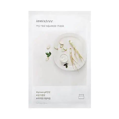 innisfree My Real Squeeze Mask Ginseng