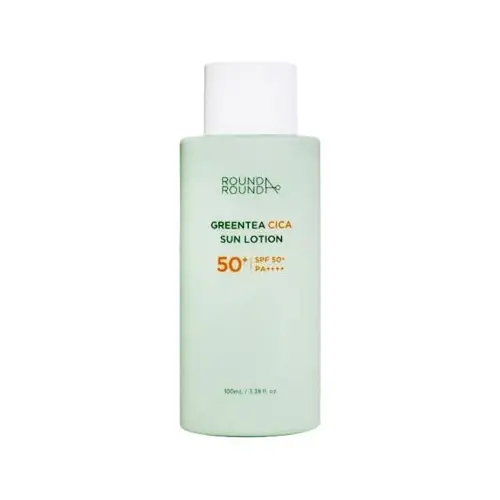 ROUND A'ROUND Greentea Cica Sun Lotion SPF 50+