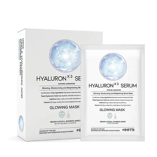 #OOTD (oxygen of the day) Hyaluron X3 Serum Glowing Mask