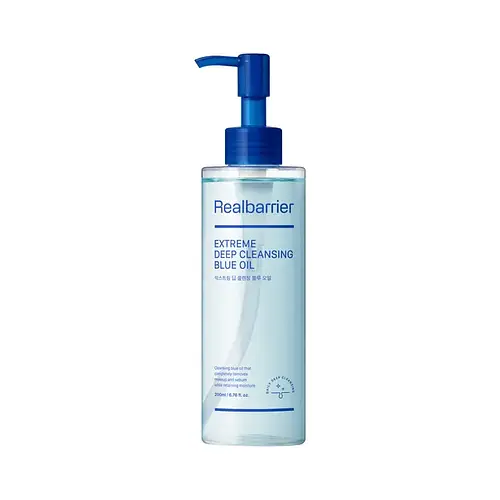 Real Barrier Extreme Deep Cleansing Blue Oil