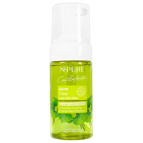 Npure Centella Asiatica Acne Clear Foam Face Wash