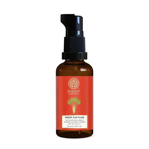 Forest Essentials Sheer Sun Fluid Sunscreen SPF 50