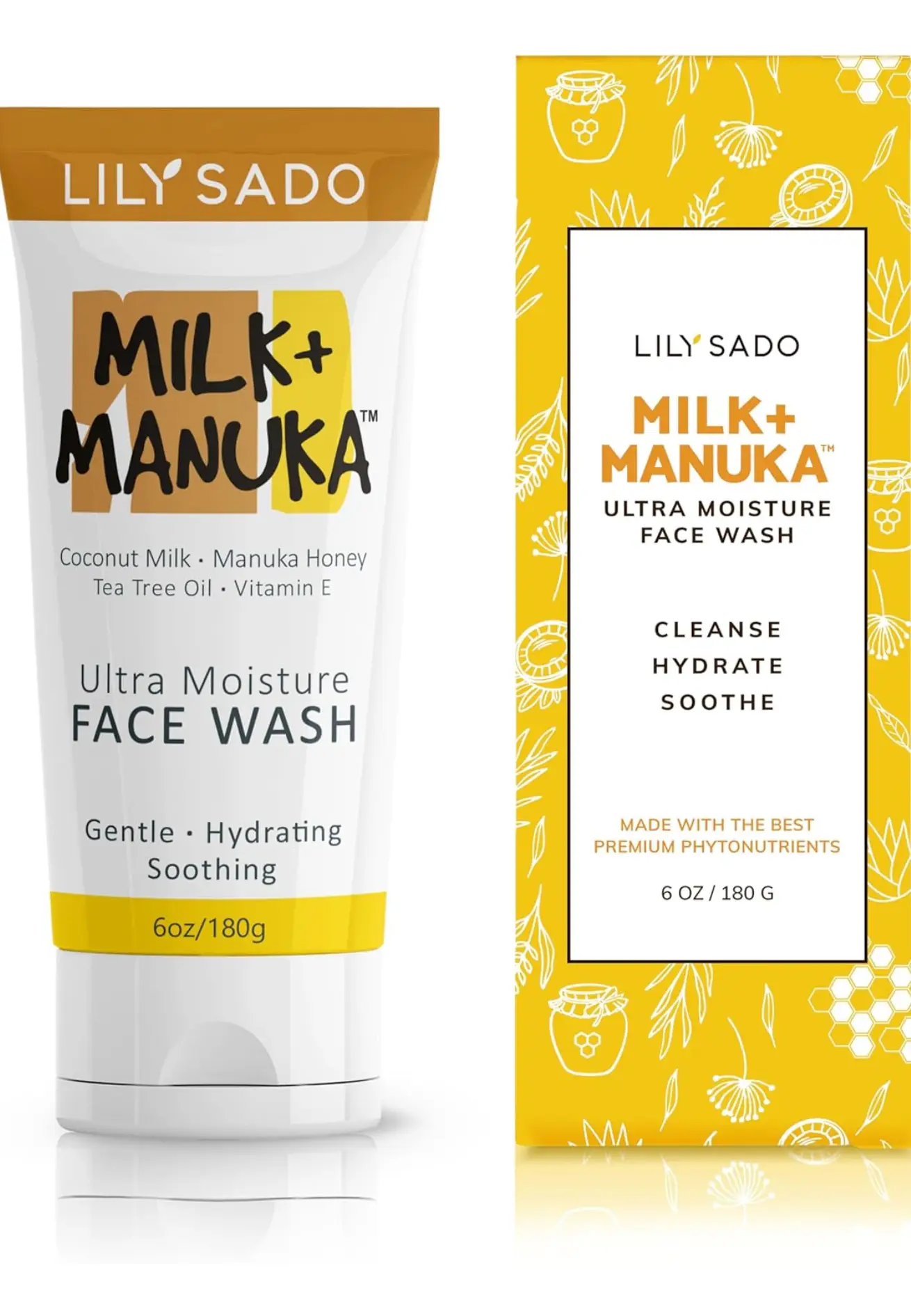 Lily Sado Milk & Manuka Ultra Moisturizing Face Wash
