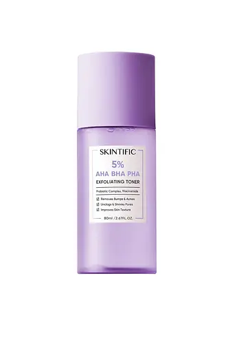 Skintific 5% AHA BHA PHA Exfoliating Toner