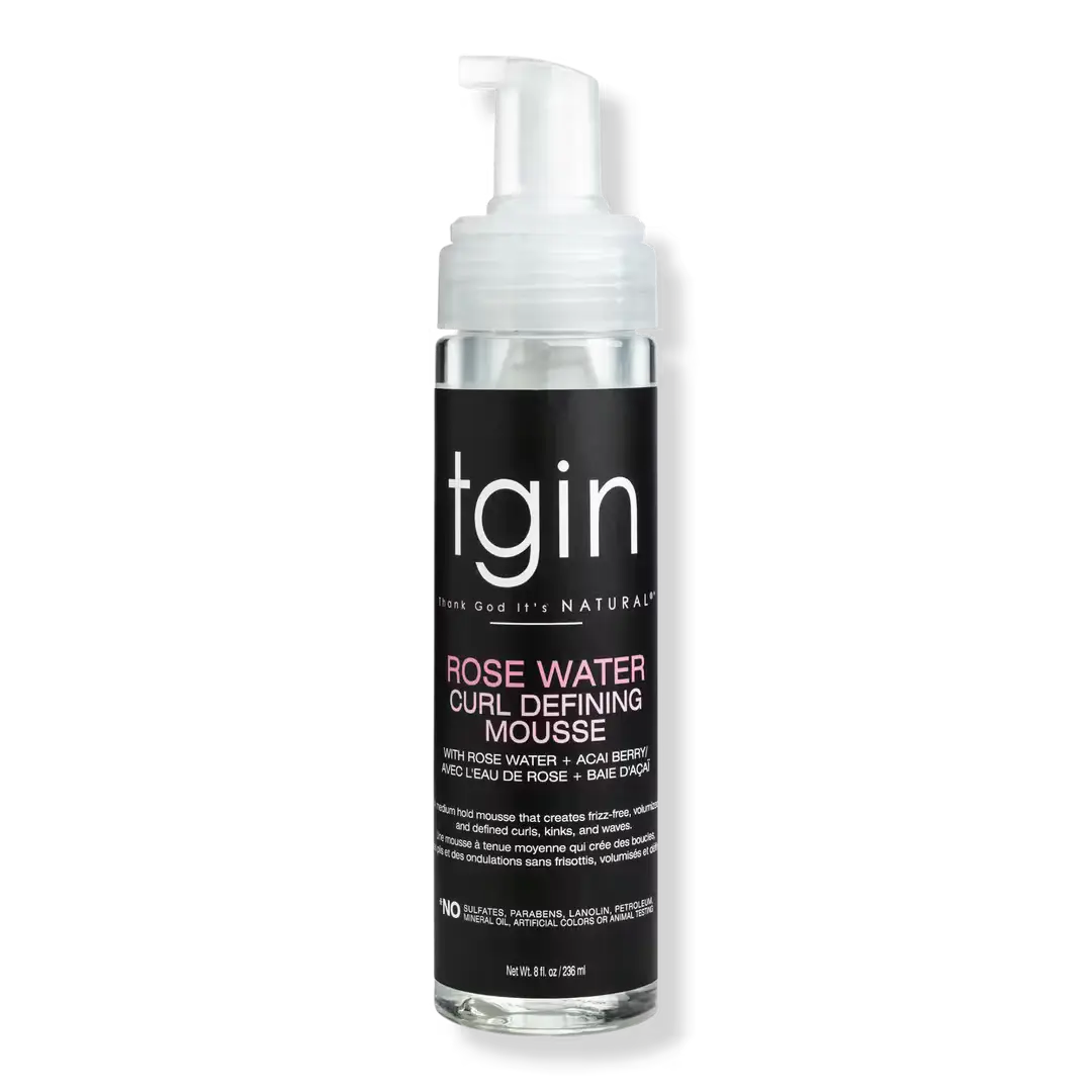 TGIN Rose Water Curl Defining Mousse