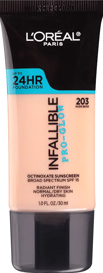 L'Oreal Infallible Pro-Glow Foundation 203 Nude Beige