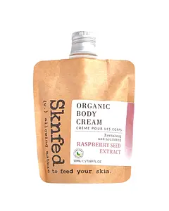 Sknfed Organic Body Cream With Raspberry Seed Extract