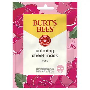 Burt's Bees Calming Sheet Mask With Rose