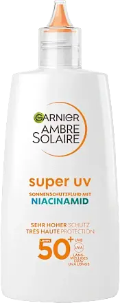 Garnier Ambre Solaire Super UV Hydrating Face Fluid SPF 50+ With Niacinamide Germany