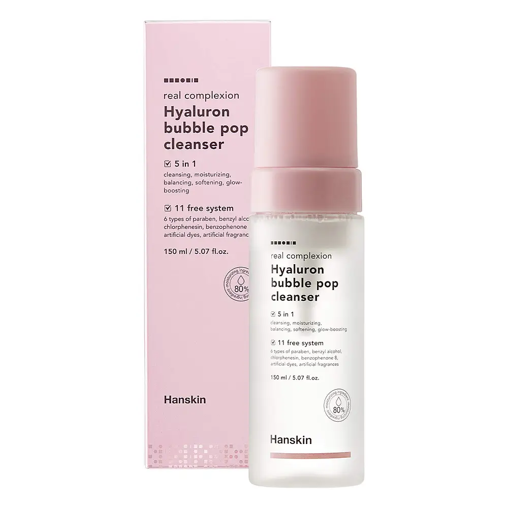 Hanskin Hyaluron Bubble Pop Cleanser