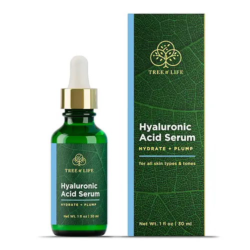Tree of Life Hyaluronic Acid Serum with Vitamin C | Hydrate + Plump