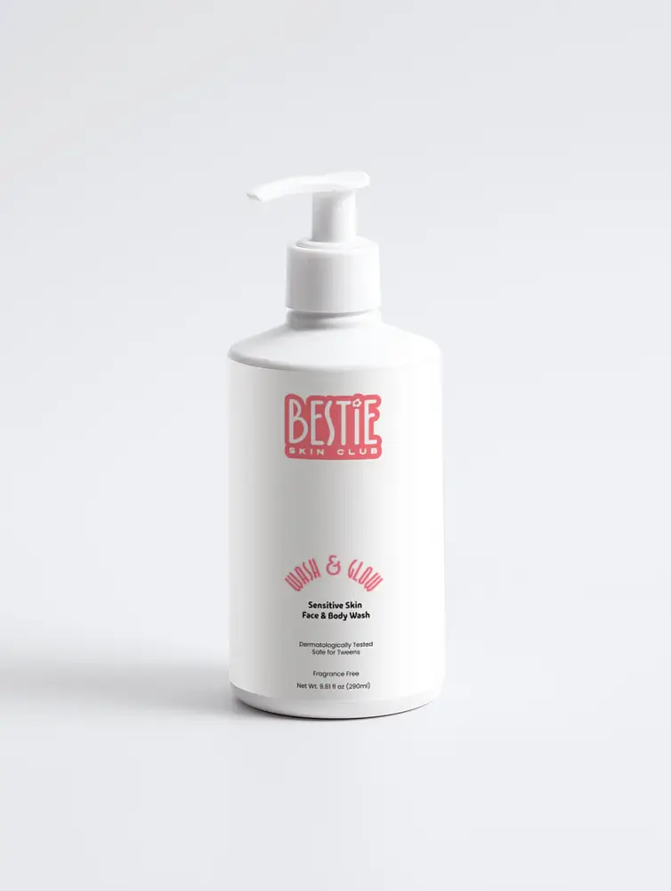 Bestie Skin Club Wash & Glow Face and Body Cleanser