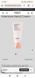 KIKO Milano Moisturizing and protective hand and cuticle cream