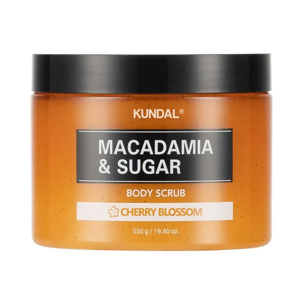 Kundal Macadamia & Sugar Body Scrub Cherry Blossom