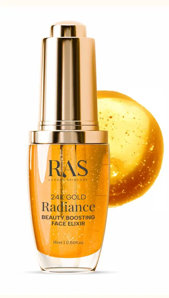 RAS Luxury Oils 24k Gold Radiance Beauty Boosting Face Elixir