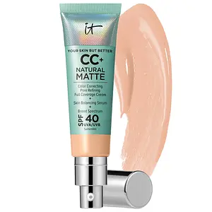 IT Cosmetics CC+ Cream Natural Matte Foundation SPF 40 Light Medium