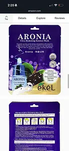 Ekel Aronia Ultra Hydrating Essence Mask