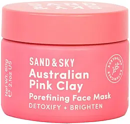Sand and Sky Australian Pink Clay Porefining Face Mask