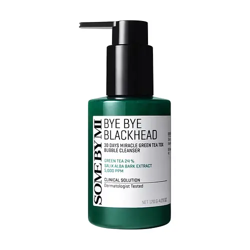 Some By Mi Bye Bye Blackhead 30 Days Miracle Green Tea Tox Bubble Cleanser