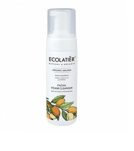 Ecolatier Facial Foam Cleanser Revitalizing & Nourishing Organic Argana