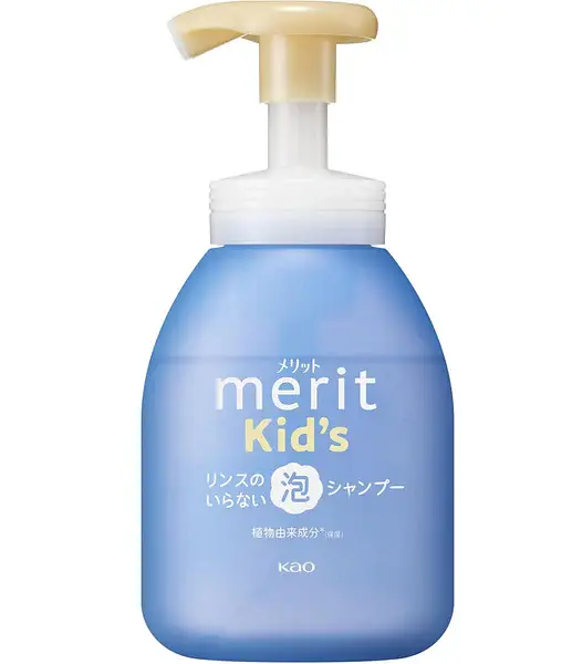 Kao Merit Kid's Rinse In Foaming Shampoo