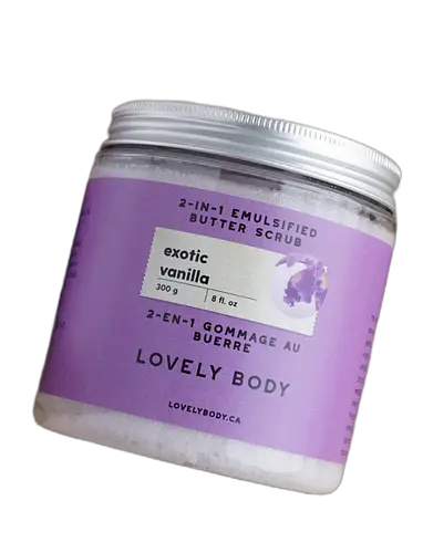 Lovely Body Exotic Vanilla 2-In-1 Emulsified Butter Scrub