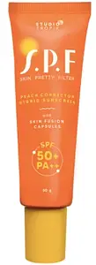 Studio Tropik Corrector Hybrid Sunscreen SPF 50+ Peach