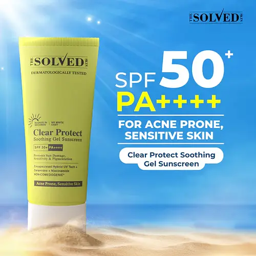 The Solved Skin Clear Protect Gel Sunscreen