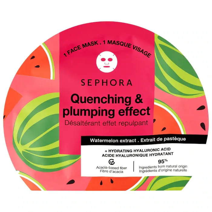 Sephora Collection Hydrating Hyaluronic Acid Face Mask Watermelon