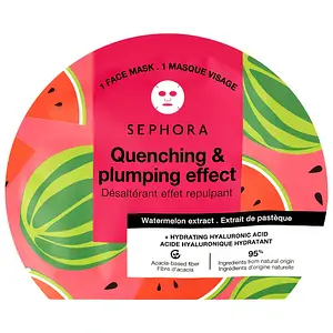 Sephora Collection Hydrating Hyaluronic Acid Face Mask Watermelon