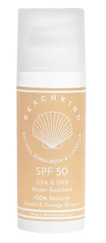 Organics By Sara Beachkind Natural Sunscreen SPF50