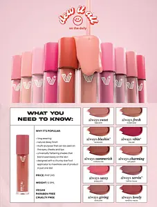 Vice Cosmetics Dew It All Liquid Blush - Long-wearing, Multi Use, Cream Blush
