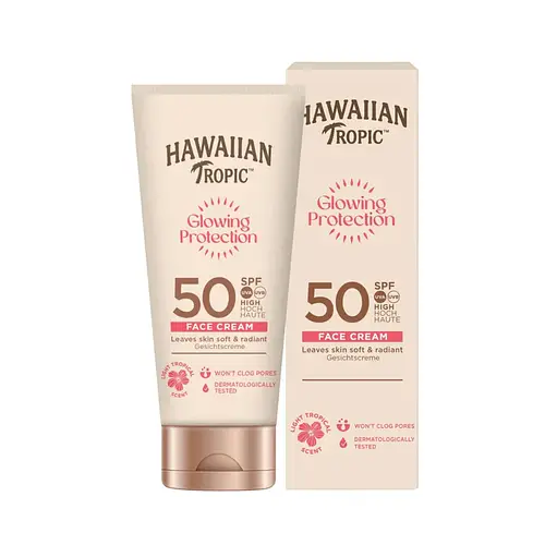 Hawaiian Tropic Glowing Protection Face Cream SPF50 50ml