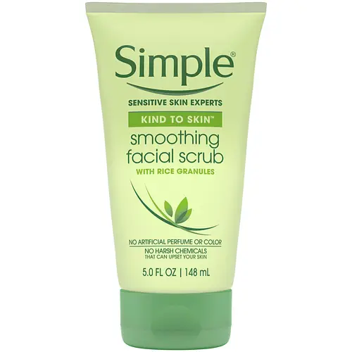 Simple Skincare Smoothing Facial Scrub