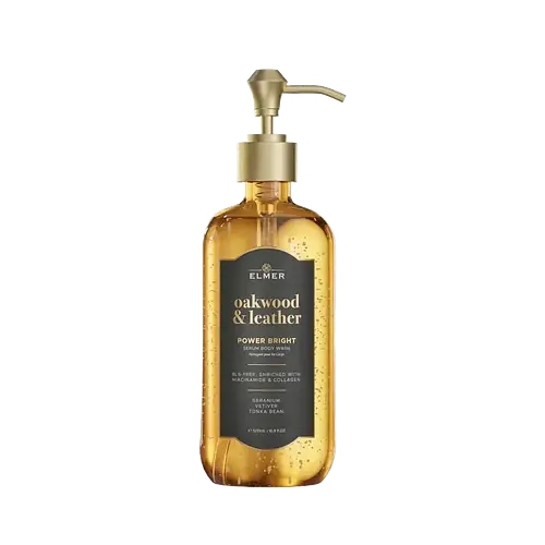 Elmer Power Bright Serum Body Wash Oakwood & Leather
