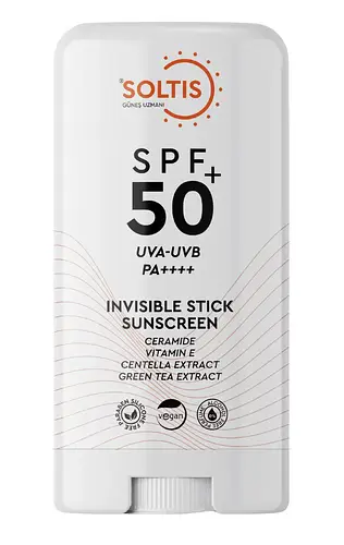 Soltis Şeffaf Stick Güneş Koruyucu SPF50+ PA++++