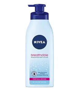 Nivea Breathable Nourishing Body Lotion Fresh Fusion (No Fragrance), Tropical Breeze