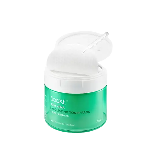 Soo'AE AHA + PHA Exfoliating Toner Pads