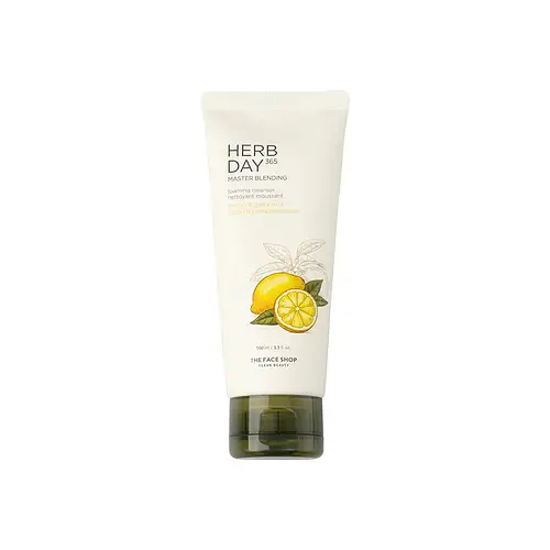 The Face Shop Herb Day 365 Foaming Cleanser - Lemon & Grapefruit