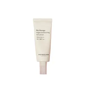 The Face Shop The Therapy Vegan Moisturizing Sun Serum